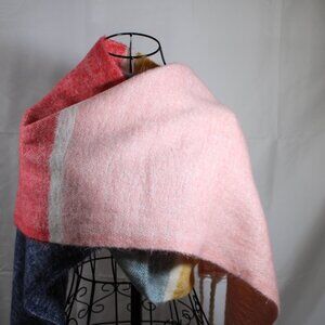 Pastel Scarf Fringed Pashmina 80 x 14 Shawl Wrap Winter Old Navy NWT Pink Mauve